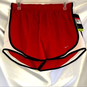 Red Nike shorts!!